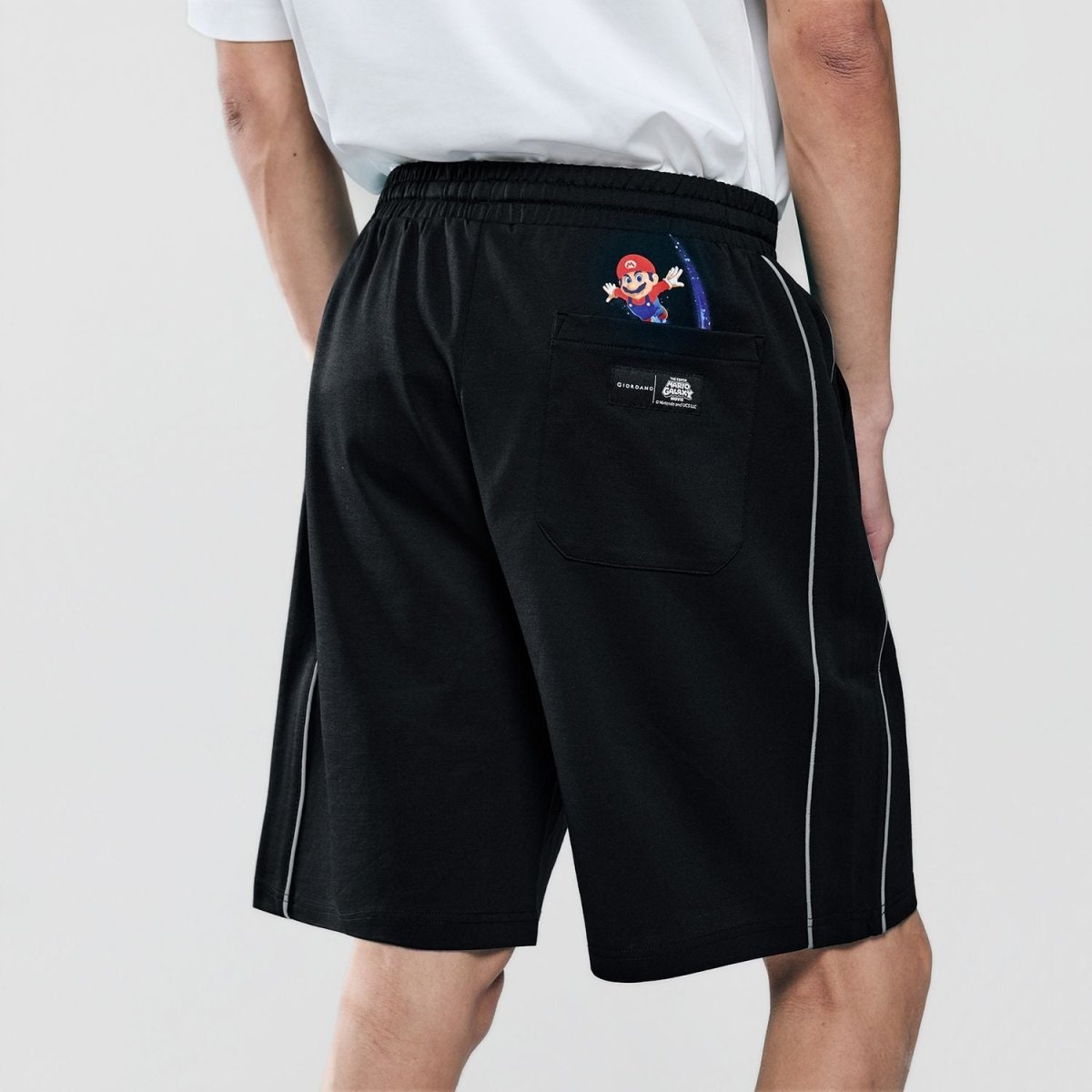 Giordano Men Relaxed Mario Side Piping Shorts - Premium Shorts
