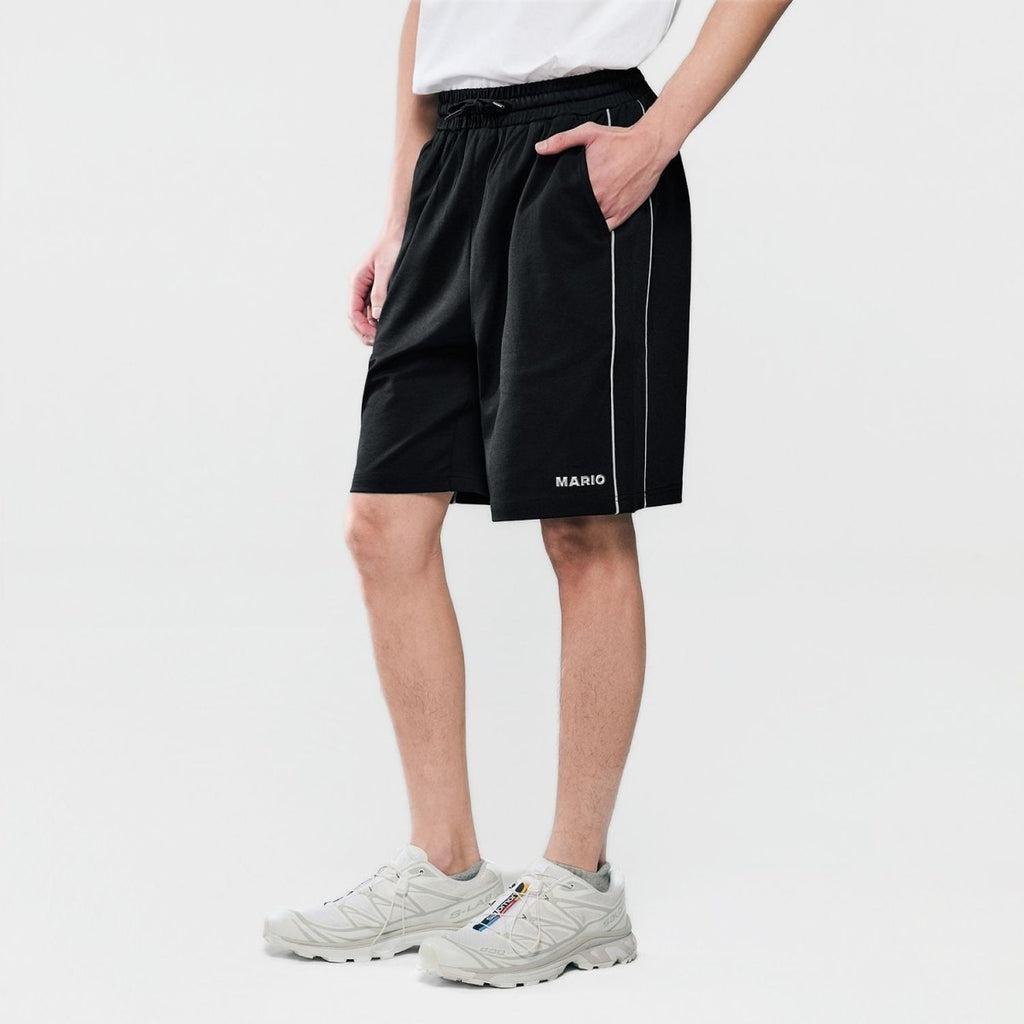 Giordano Men Relaxed Mario Side Piping Shorts - Premium Shorts