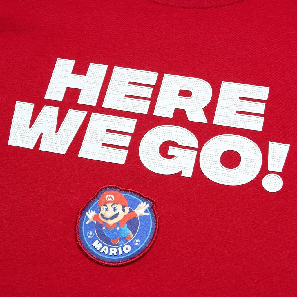 Giordano Men Relaxed Mario Slogan Printed Tee - Premium Print Tee