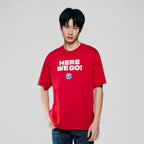Giordano Men Relaxed Mario Slogan Printed Tee - Premium Print Tee