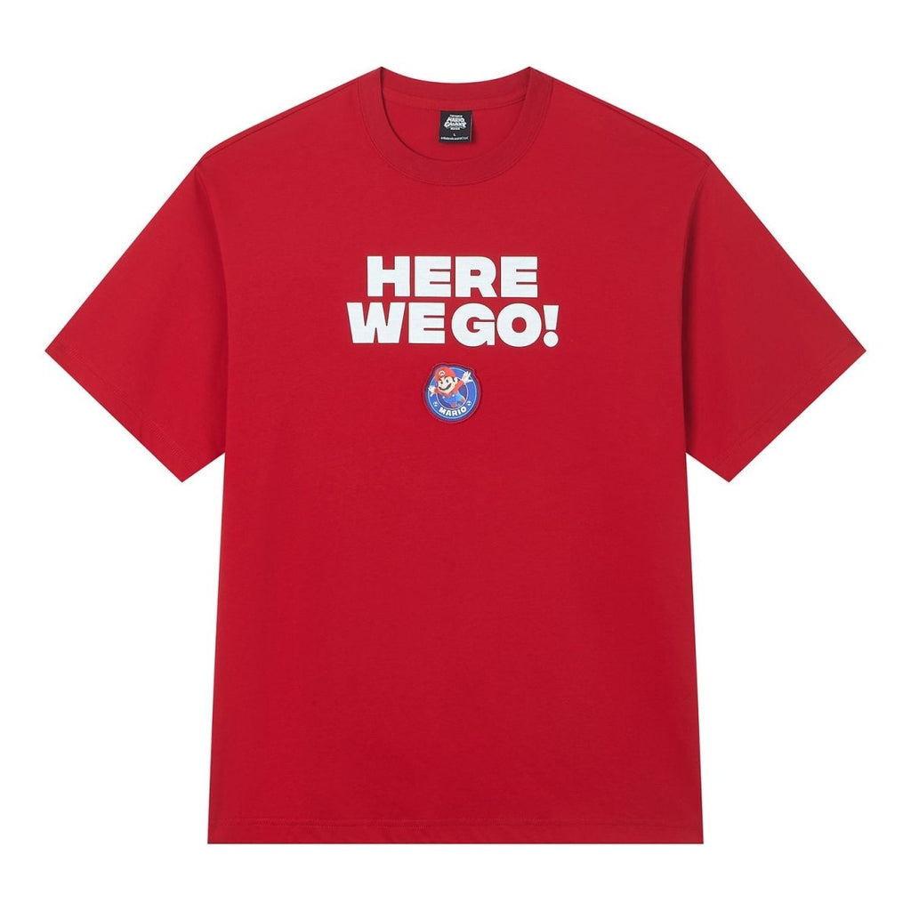 Giordano Men Relaxed Mario Slogan Printed Tee - Premium Print Tee