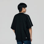 Giordano Men Relaxed Mario Time Contrast Piping Tee - Premium Print Tee