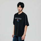 Giordano Men Relaxed Mario Time Contrast Piping Tee - Premium Print Tee