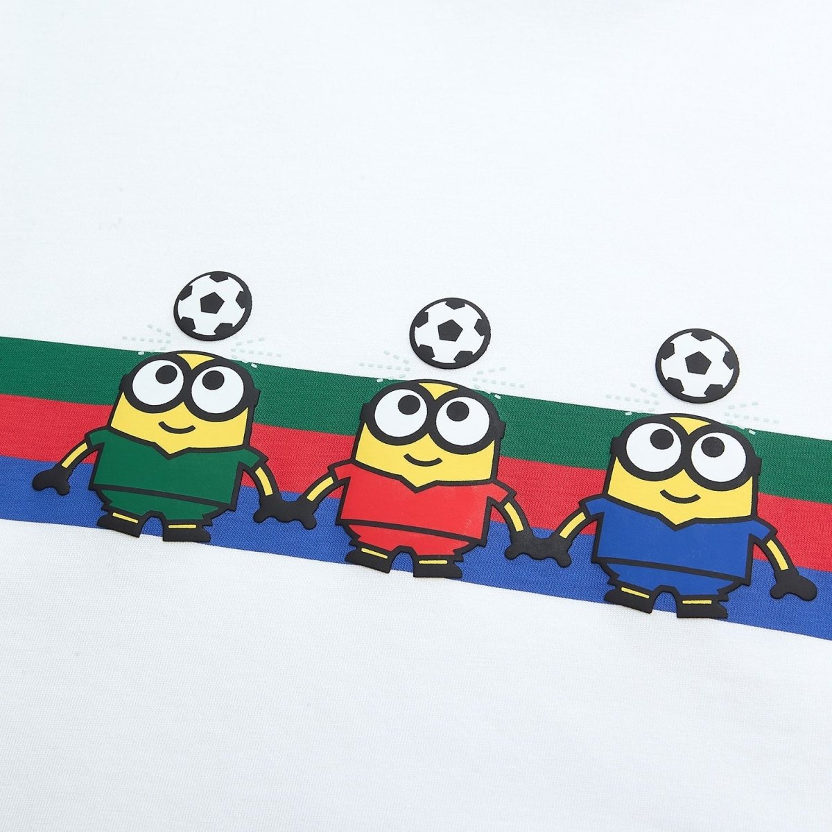 Giordano Men Relaxed Minions V - Neck Jersey Tee - first_variant_option_2 Premium Print Tee for Giordano