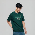 Giordano Men Relaxed Minions V-Neck World Cup Tee - Premium Print Tee