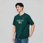 Giordano Men Relaxed Minions V-Neck World Cup Tee - Premium Print Tee