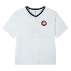 Giordano Men Relaxed Minions V - Neck World Cup Tee - first_variant_option_2 Premium Print Tee for Giordano