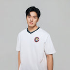 Giordano Men Relaxed Minions V - Neck World Cup Tee - first_variant_option_2 Premium Print Tee for Giordano