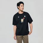 Giordano Men Relaxed Minions World Cup Graphic Tee - first_variant_option_2 Premium Print Tee for Giordano
