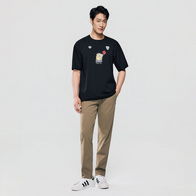 Giordano Men Relaxed Minions World Cup Graphic Tee - first_variant_option_2 Premium Print Tee for Giordano
