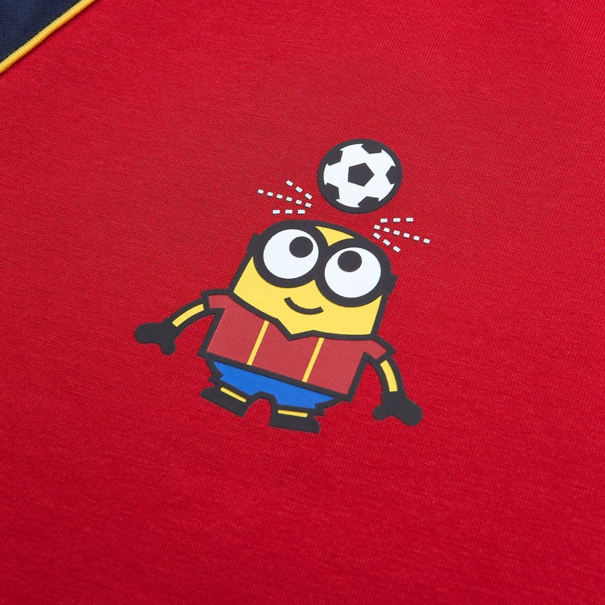 Giordano Men Relaxed Minions World Cup Raglan Jersey Tee - first_variant_option_2 Premium Print Tee for Giordano
