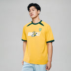 Giordano Men Relaxed Minions World Cup Raglan Sleeve Tee - Premium Print Tee