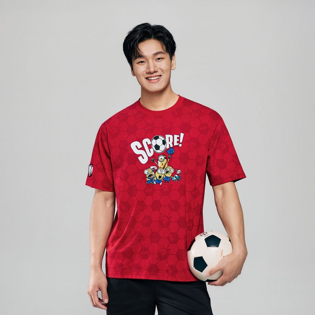 Giordano Men Relaxed Minions World Cup Tee - first_variant_option_2 Premium Print Tee for Giordano