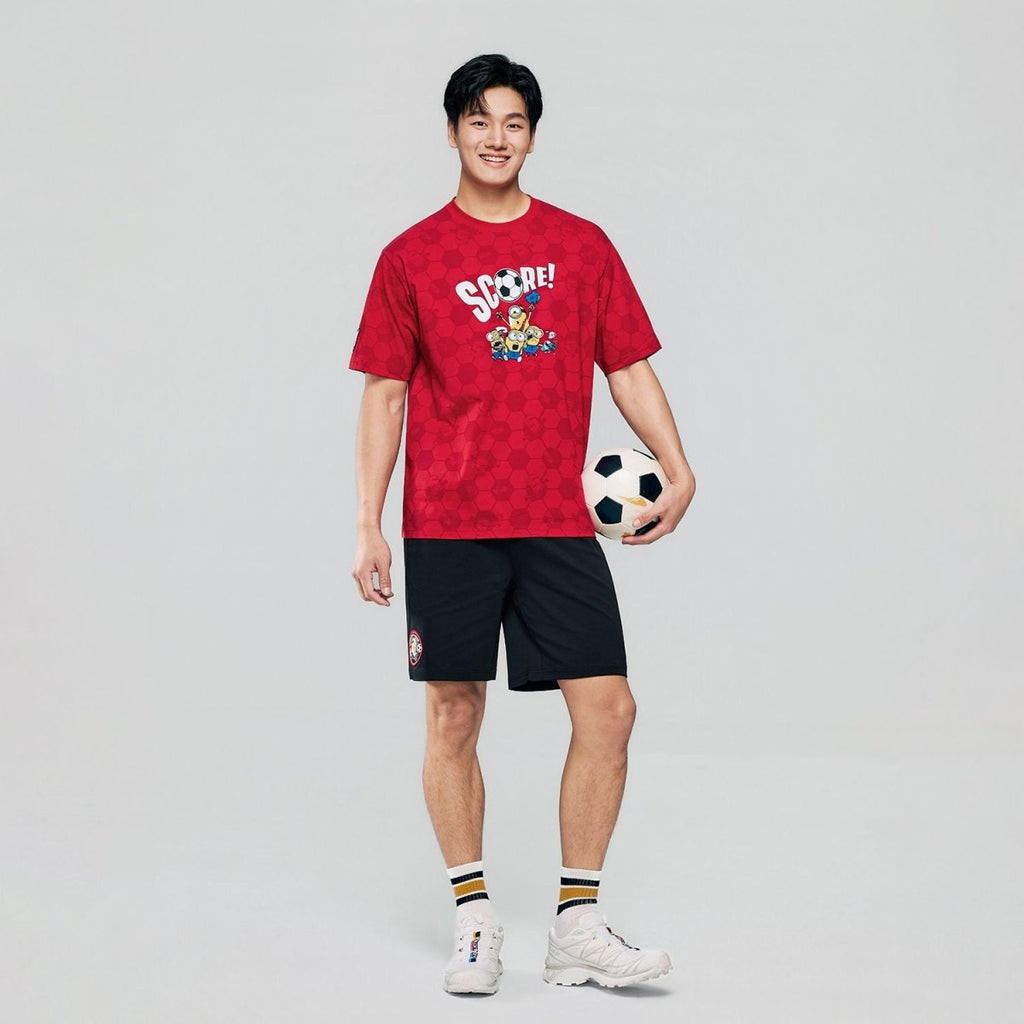 Giordano Men Relaxed Minions World Cup Tee - first_variant_option_2 Premium Print Tee for Giordano