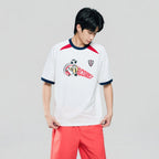 Giordano Men Relaxed Raglan Sleeve World Cup Graphic Tee - first_variant_option_2 Premium Print Tee for Giordano