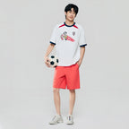 Giordano Men Relaxed Raglan Sleeve World Cup Graphic Tee - first_variant_option_2 Premium Print Tee for Giordano
