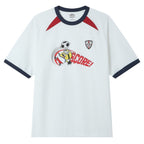 Giordano Men Relaxed Raglan Sleeve World Cup Graphic Tee - first_variant_option_2 Premium Print Tee for Giordano