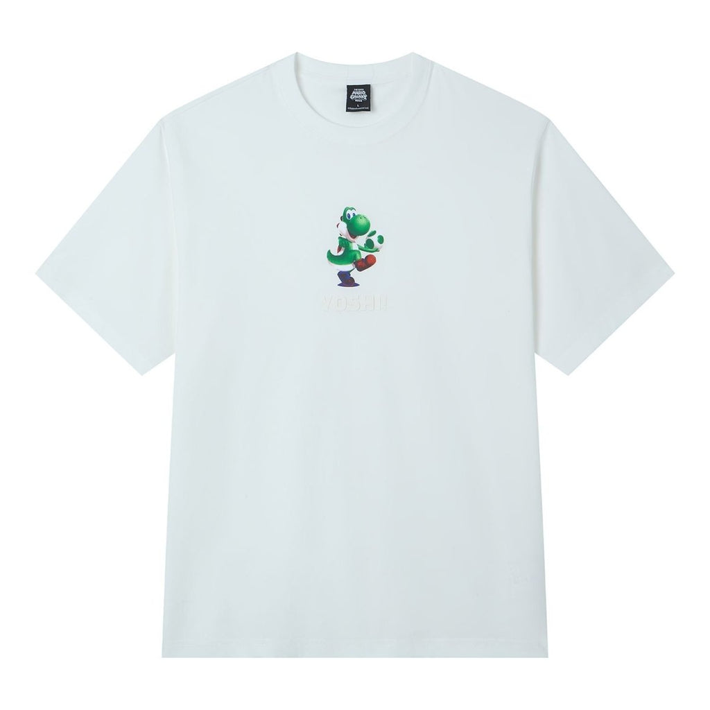 Giordano Men Relaxed Yoshi Printed Cotton Tee - Premium Print Tee