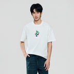 Giordano Men Relaxed Yoshi Printed Cotton Tee - Premium Print Tee