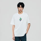 Giordano Men Relaxed Yoshi Printed Cotton Tee - Premium Print Tee
