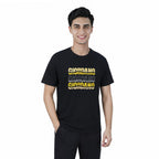 Giordano Men Slim Branding Logo Graphic Cotton Tee - Premium Print Tee