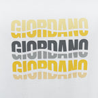 Giordano Men Slim Branding Logo Graphic Cotton Tee - Premium Print Tee