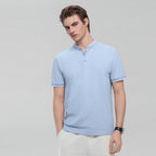 Giordano Men Slim Cotton Henley Graphic Tee - first_variant_option_2 Premium Tee for Giordano