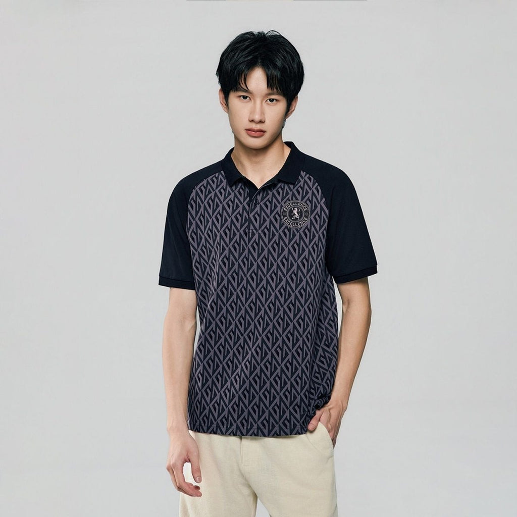 Giordano Men Slim Cotton Lycra World Cup Polo - first_variant_option_2 Premium Polo for Giordano