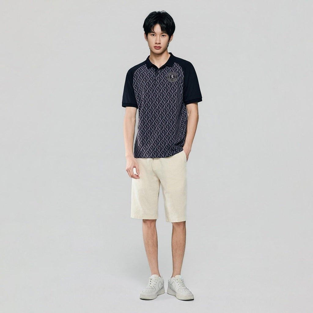 Giordano Men Slim Cotton Lycra World Cup Polo - first_variant_option_2 Premium Polo for Giordano