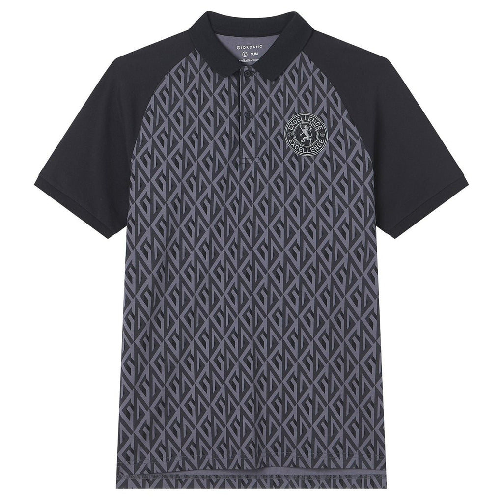 Giordano Men Slim Cotton Lycra World Cup Polo - first_variant_option_2 Premium Polo for Giordano