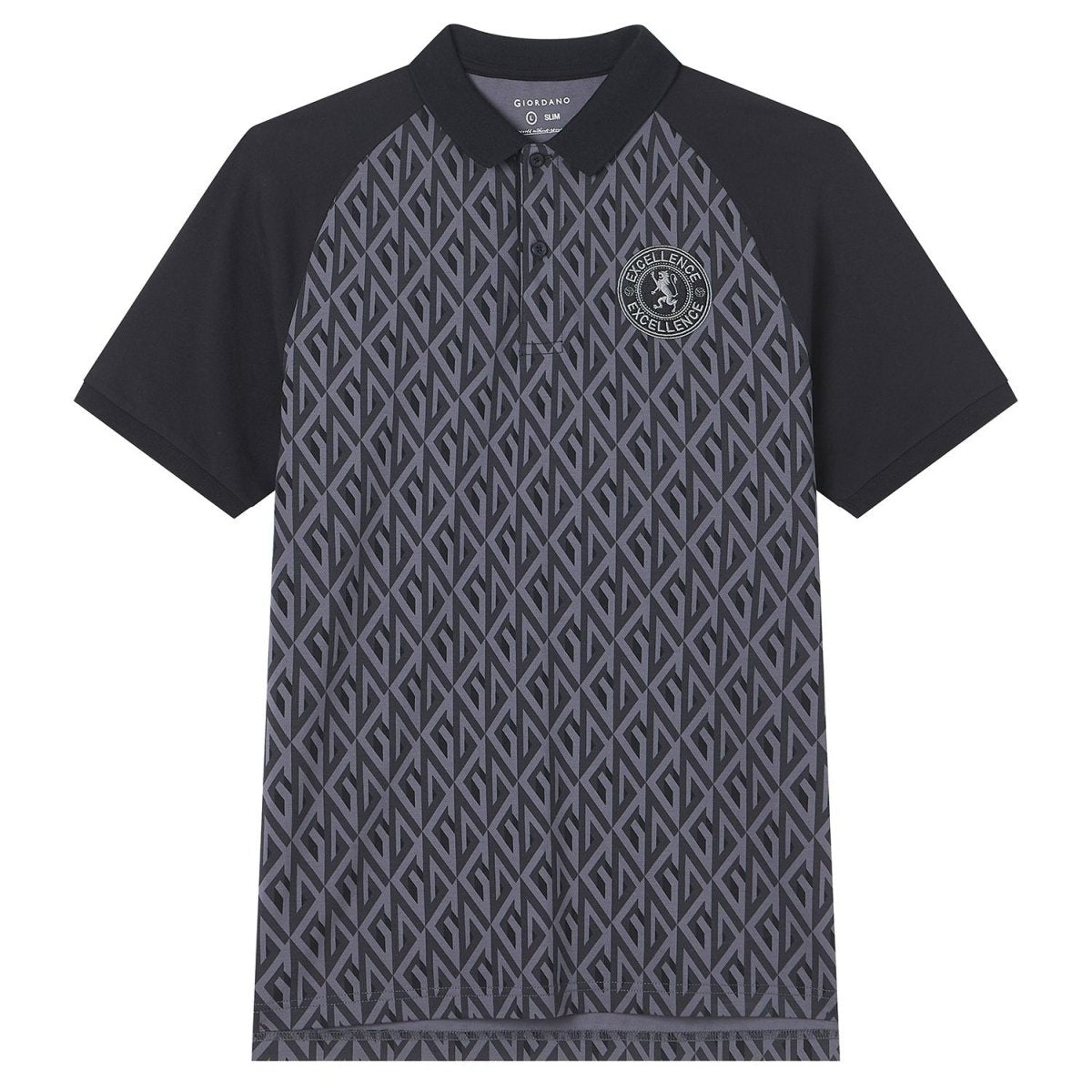 Giordano Men Slim Cotton Lycra World Cup Polo - first_variant_option_2 Premium Polo for Giordano