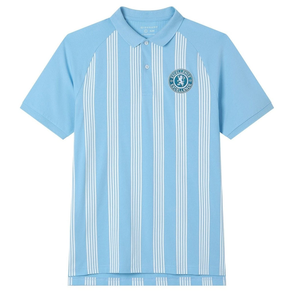Giordano Men Slim Cotton Lycra World Cup Polo - first_variant_option_2 Premium Polo for Giordano