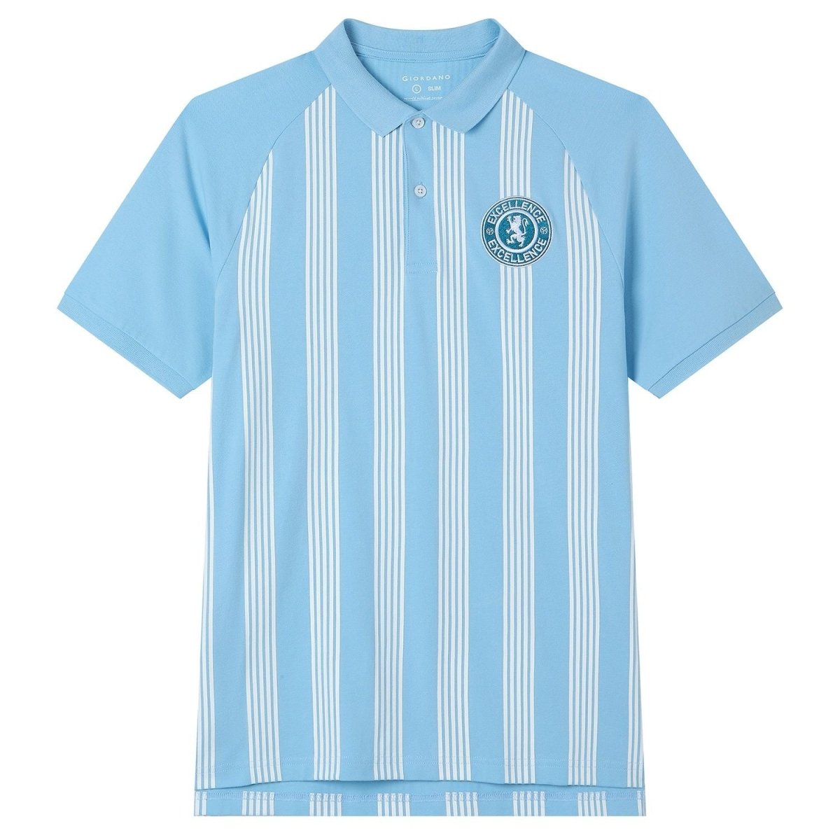Giordano Men Slim Cotton Lycra World Cup Polo - first_variant_option_2 Premium Polo for Giordano
