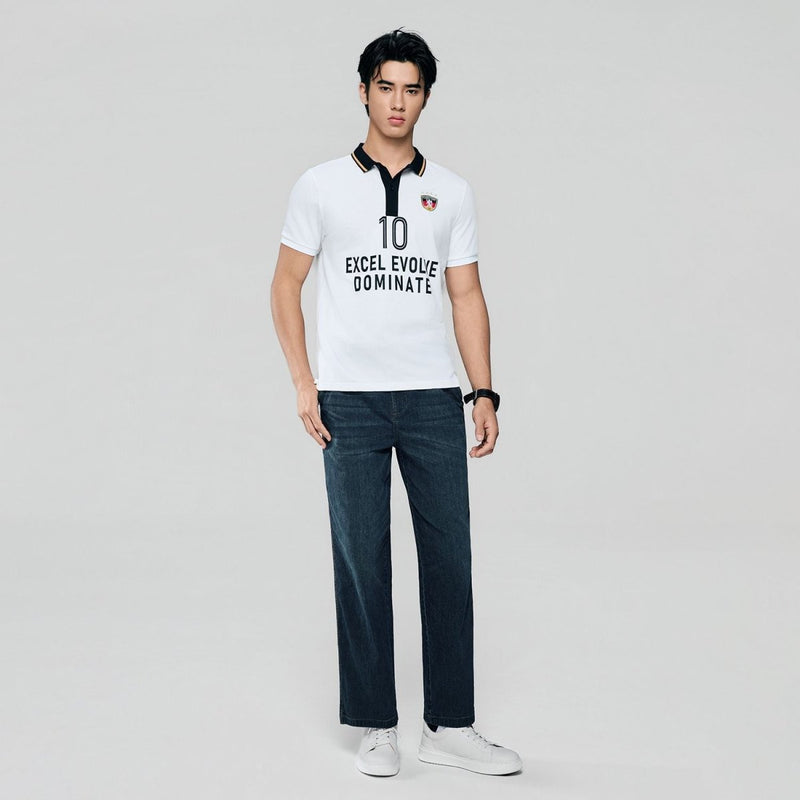 Giordano Men Slim Cotton Lycra World Cup Polo - first_variant_option_2 Premium Polo for Giordano