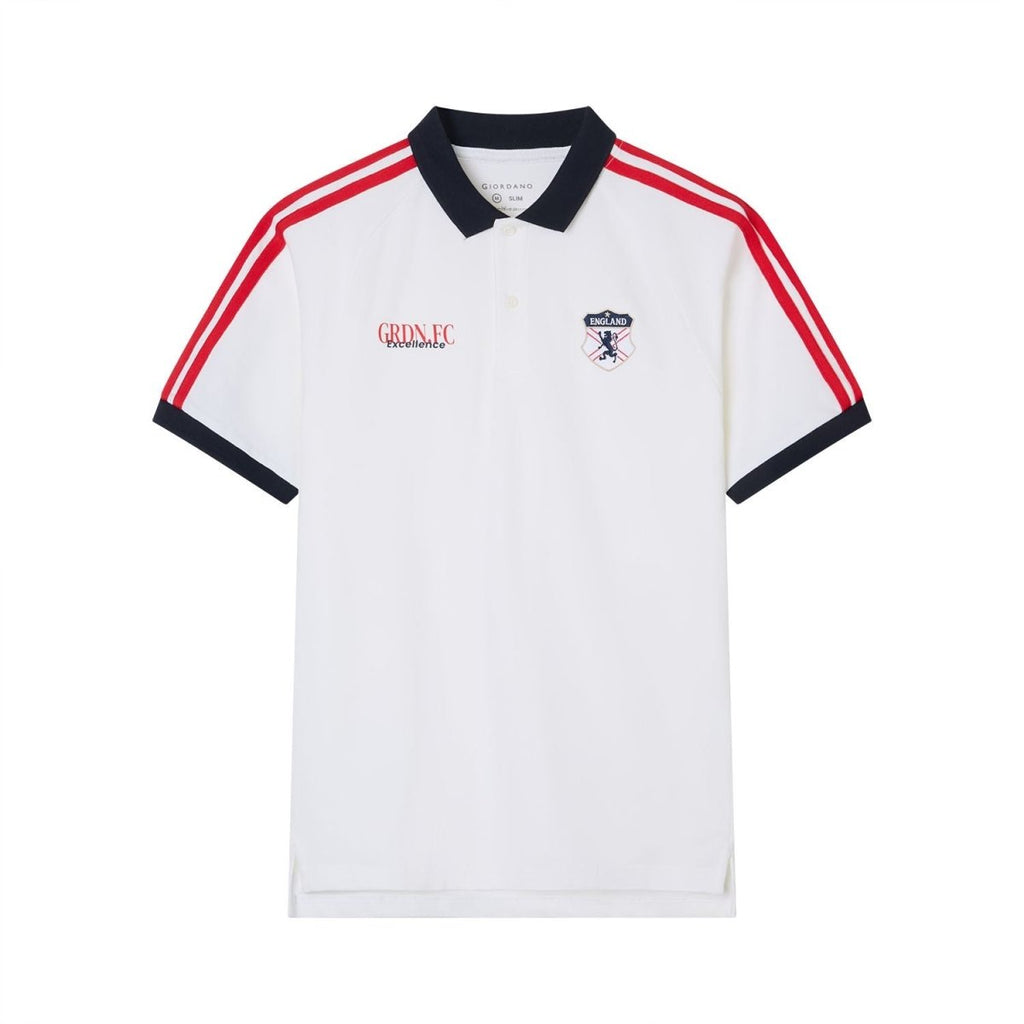 Giordano Men Slim Cotton Lycra World Cup Polo - first_variant_option_2 Premium Polo for Giordano