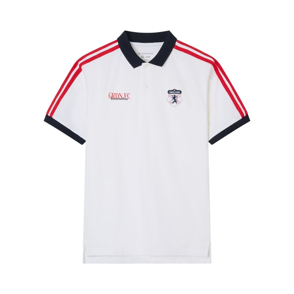 Giordano Men Slim Cotton Lycra World Cup Polo - first_variant_option_2 Premium Polo for Giordano