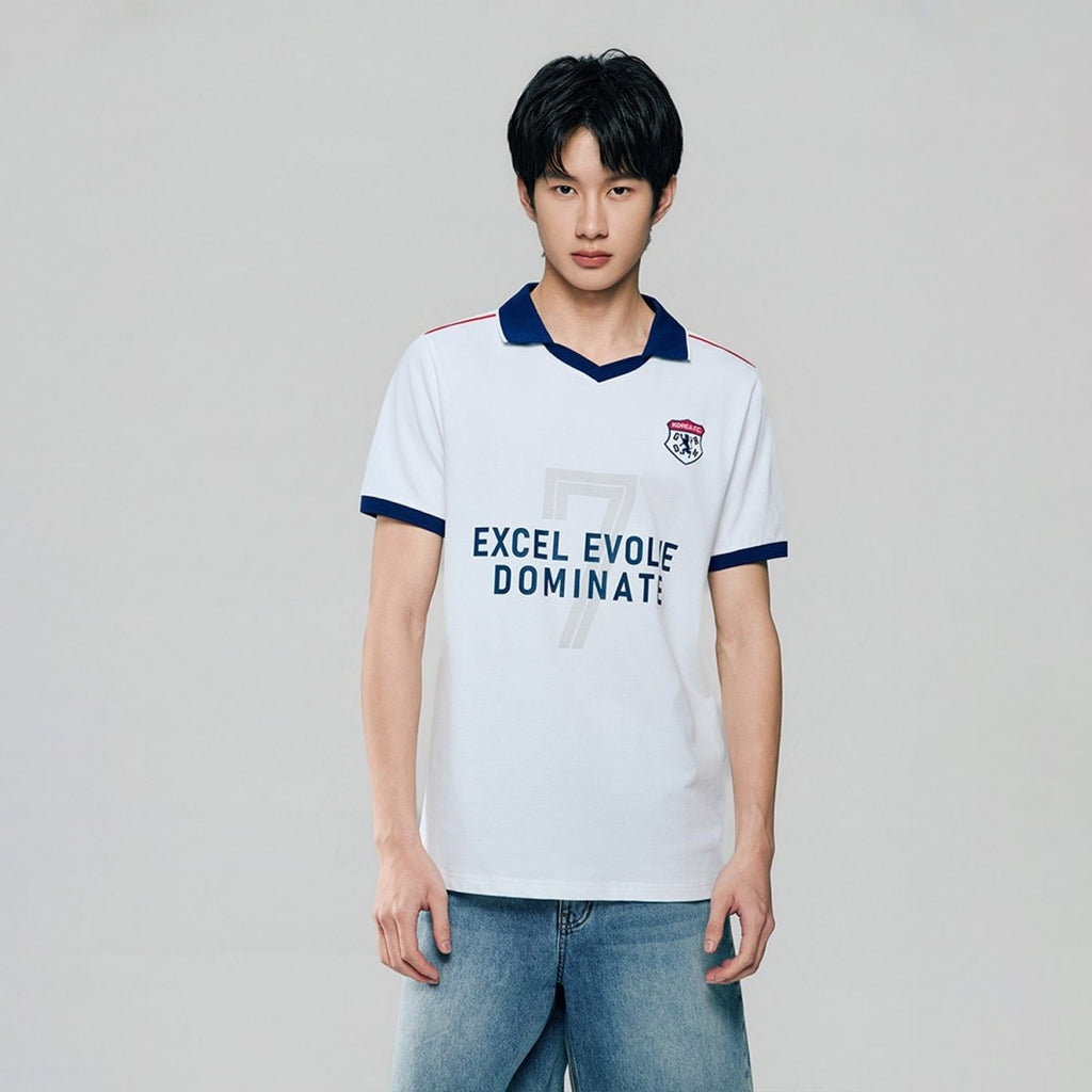 Giordano Men Slim Cotton Lycra World Cup Polo - first_variant_option_2 Premium Polo for Giordano