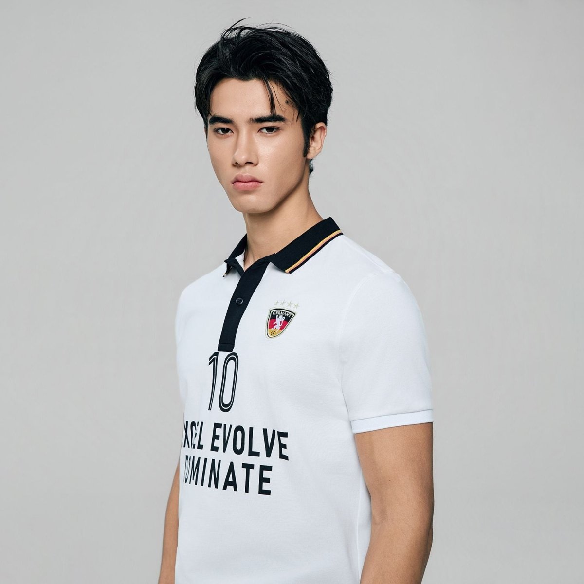 Giordano Men Slim Cotton Lycra World Cup Polo - first_variant_option_2 Premium Polo for Giordano