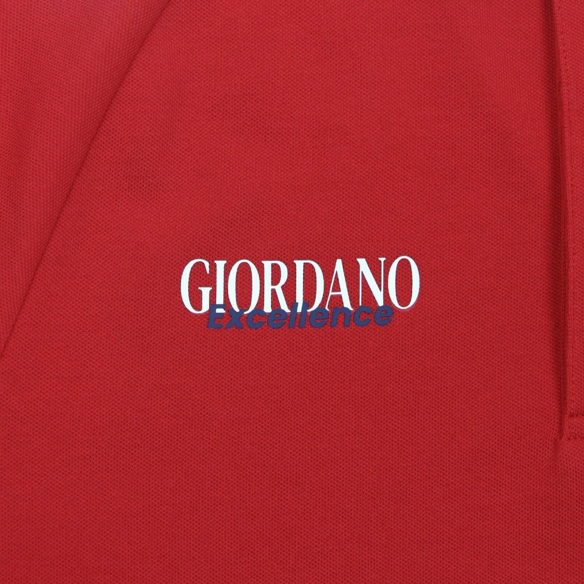 Giordano Men Slim Cotton Lycra World Cup Red Polo - first_variant_option_2 Premium Polo for Giordano