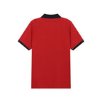 Giordano Men Slim Cotton Lycra World Cup Red Polo - first_variant_option_2 Premium Polo for Giordano