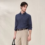 Giordano Men Slim Cotton Lyocell Shirt - first_variant_option_2 Premium Shirts for Giordano