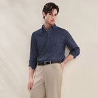 Giordano Men Slim Cotton Lyocell Shirt - first_variant_option_2 Premium Shirts for Giordano