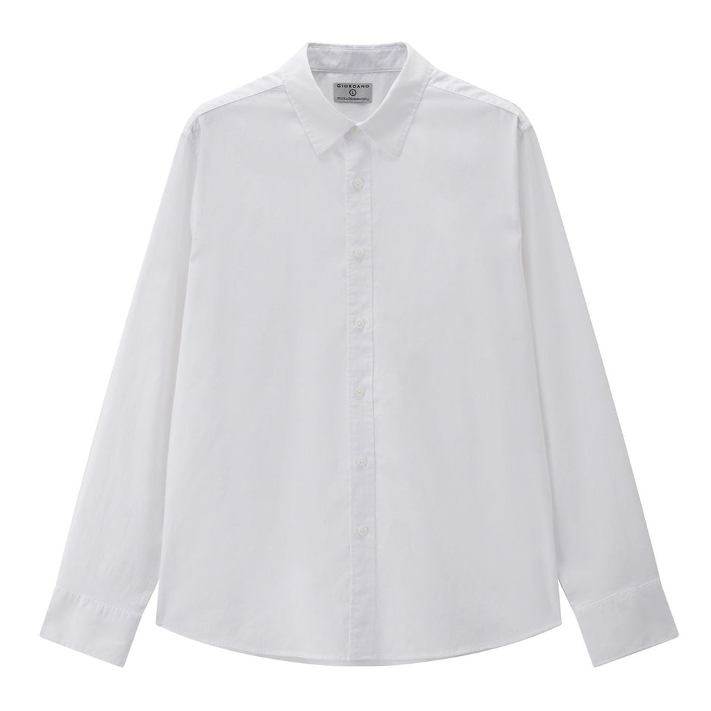 Giordano Men Slim Cotton Lyocell Shirt - first_variant_option_2 Premium Shirts for Giordano