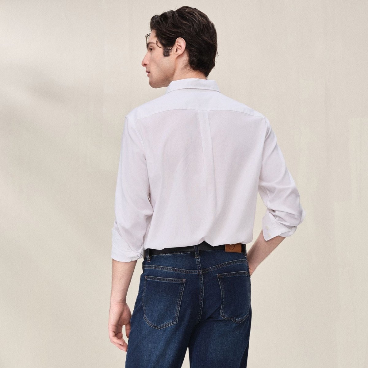 Giordano Men Slim Cotton Lyocell Shirt - first_variant_option_2 Premium Shirts for Giordano
