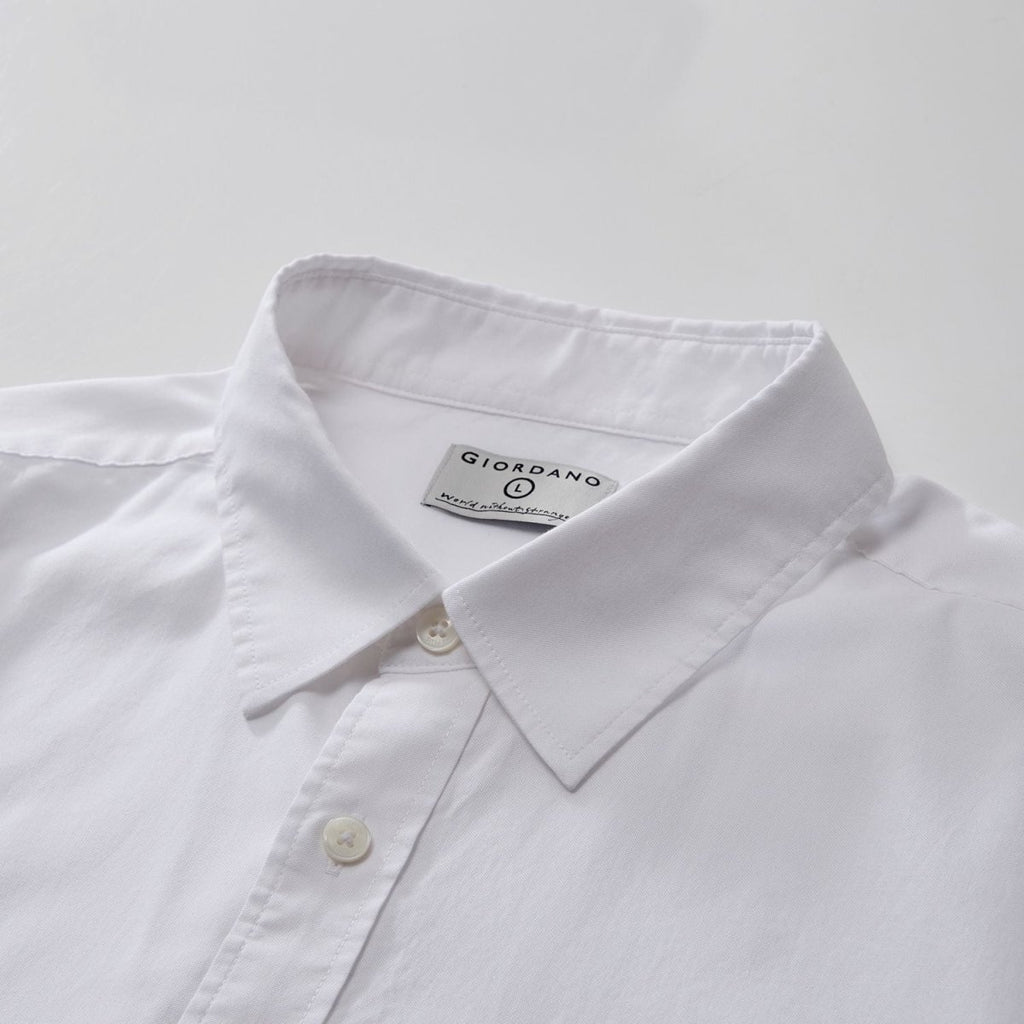 Giordano Men Slim Cotton Lyocell Shirt - first_variant_option_2 Premium Shirts for Giordano