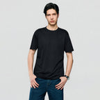Giordano Men Slim Cotton Modal Silk Premium Tee - first_variant_option_2 Premium Tee for Giordano