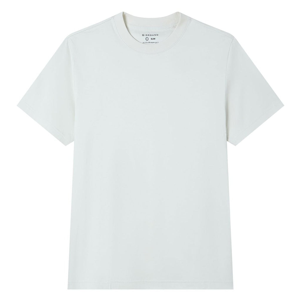 Giordano Men Slim Cotton Modal Silk Premium Tee - first_variant_option_2 Premium Tee for Giordano