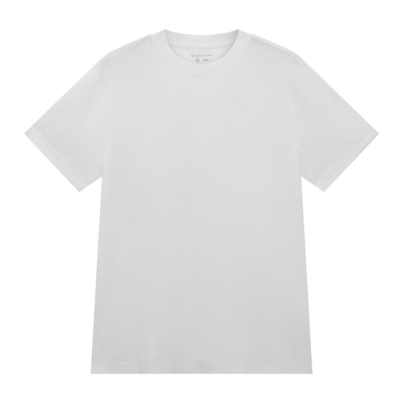 Giordano Men Slim Cotton Modal Silk Premium Tee - first_variant_option_2 Premium Tee for Giordano