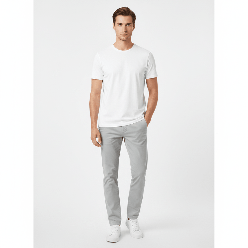 Giordano Men Slim Cotton Modal Silk Premium Tee - first_variant_option_2 Premium Tee for Giordano