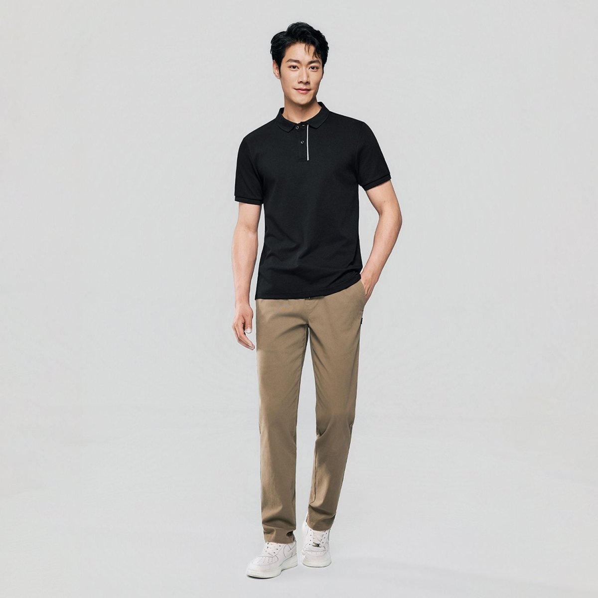 Giordano Men Slim Cotton Nylon Pique Polo - Premium Polo